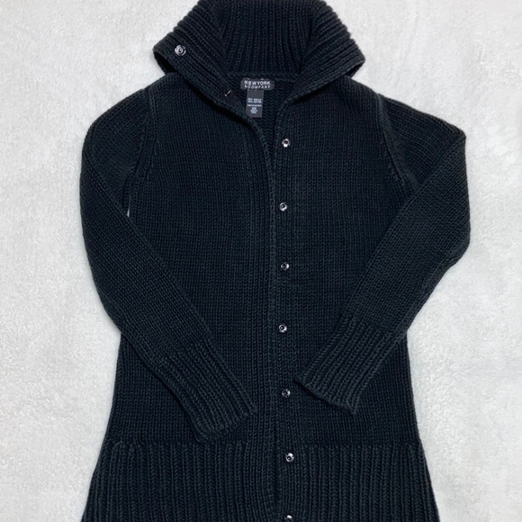 New York & Company Button Up Knit Cardigan X-Small - Picture 2 of 8